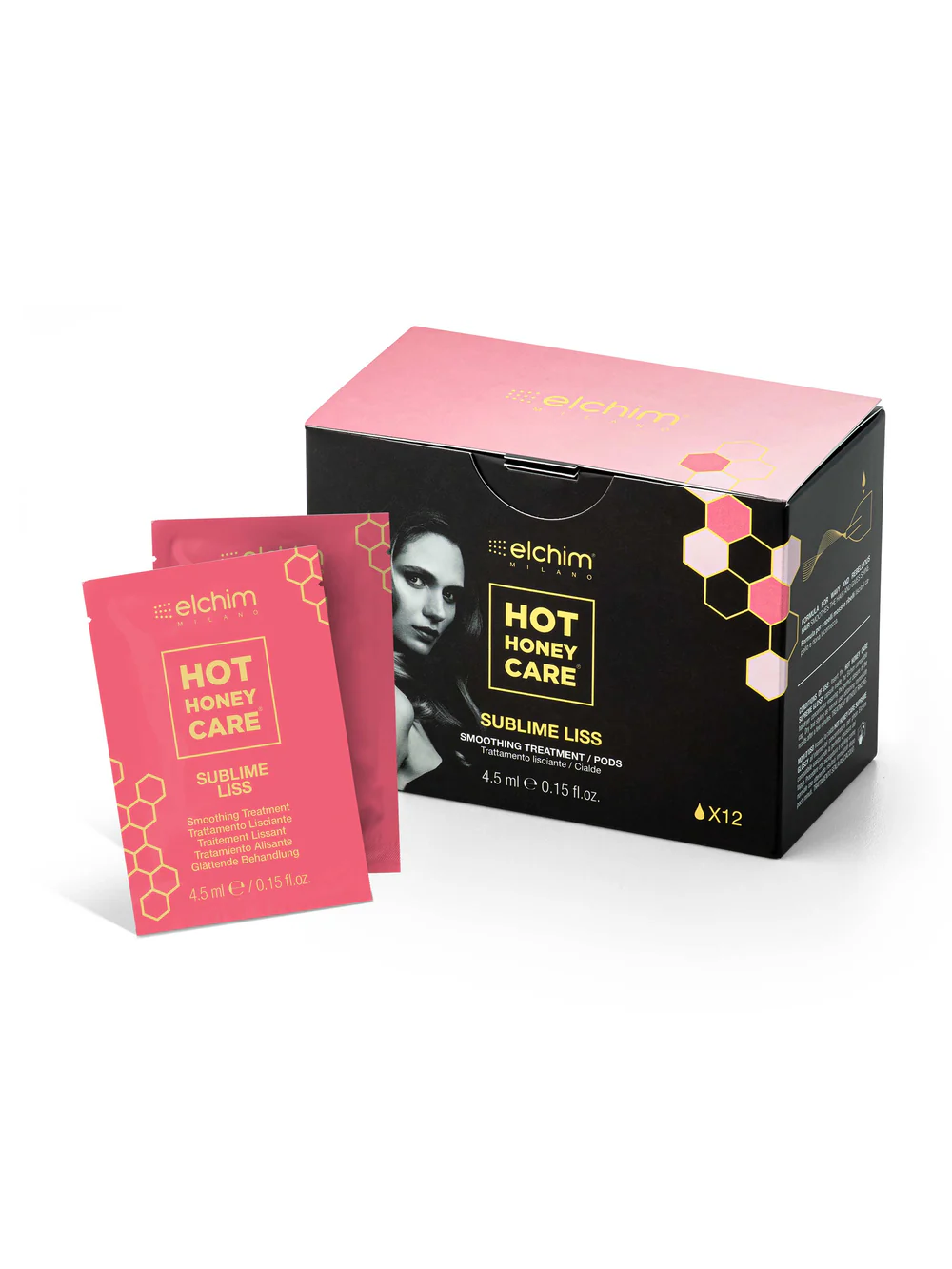 Sublime Liss - Tratament pentru netezirea si stralucirea parului - Elchim Hot Honey Care Sublime Liss Smoothing Treatment - x12 [1]
