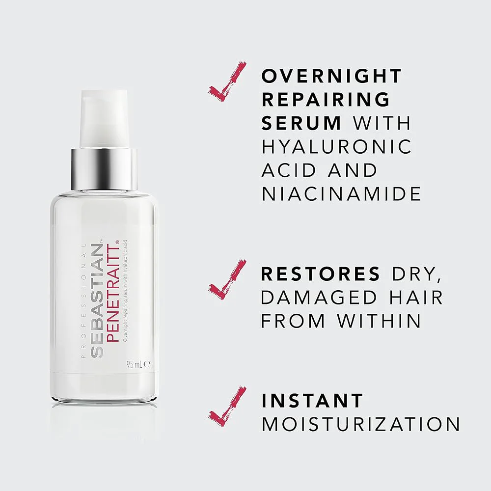 Tratament- ser reparator de noapte, cu acid hialuronic- Sebastian Penetraitt Overnight Serum 95ml - Serum Reparator [2]