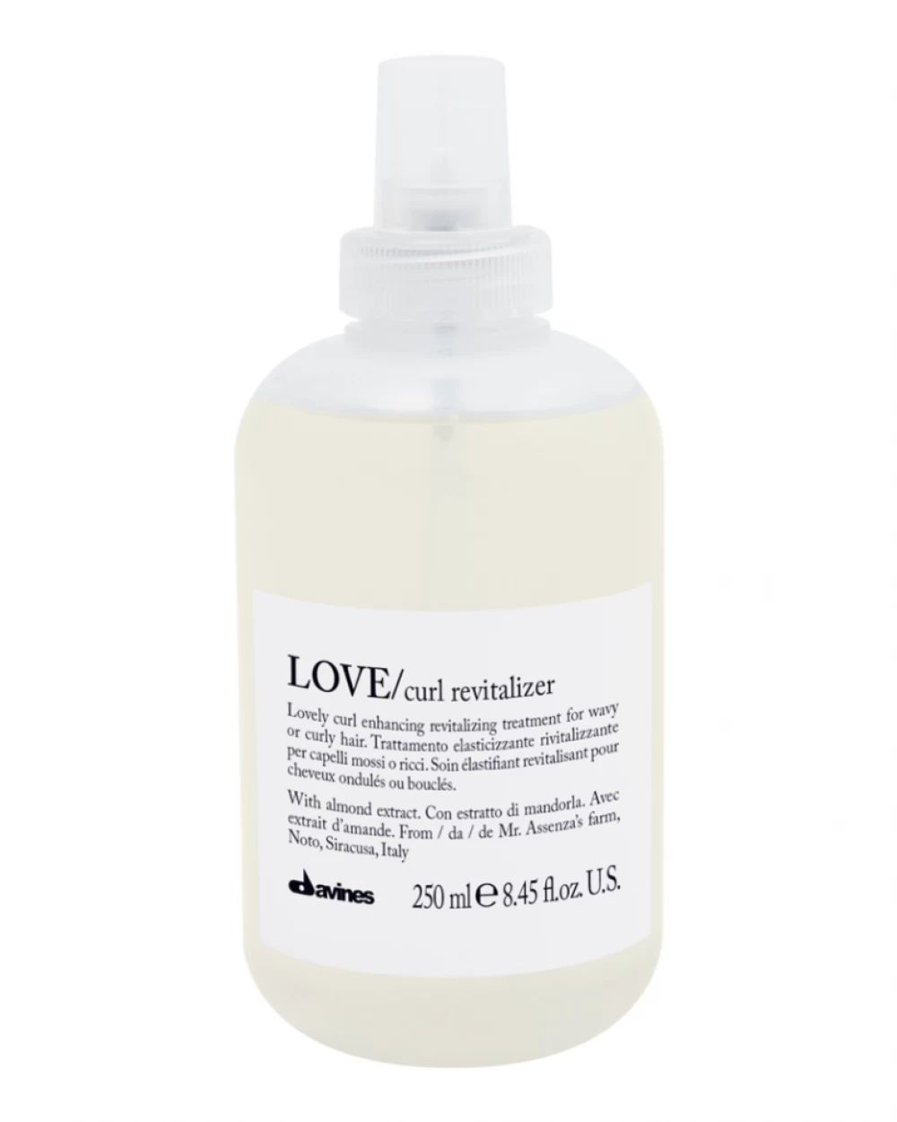 Tratament spray revitalizant pentru parul creț sau ondulat - Love Curl Revitalizer - 250 ml [1]