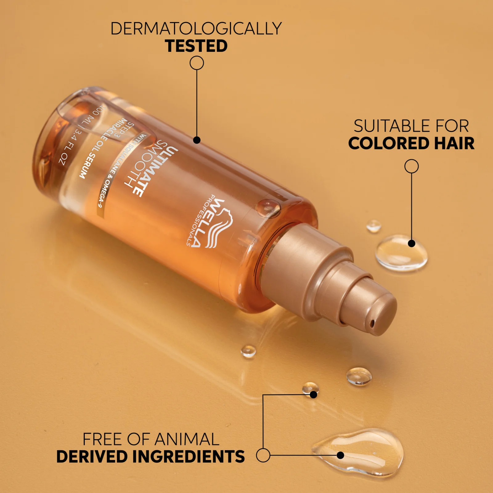 Ulei ser hranitor pentru un par neted si catifelat - Wella Professionals Ultimate Smooth Oil - 100 ml [6]