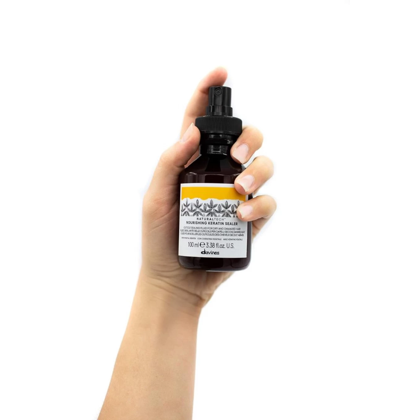 Pachet pentru par uscat si fragil si scalp uscat si deshidratat cu vegetal keratin - Naturaltech Nourishing Sampon 250 ml - Masca 250 ml - Nourishing Keratin Sealer Leave-in - 100 ml [9]