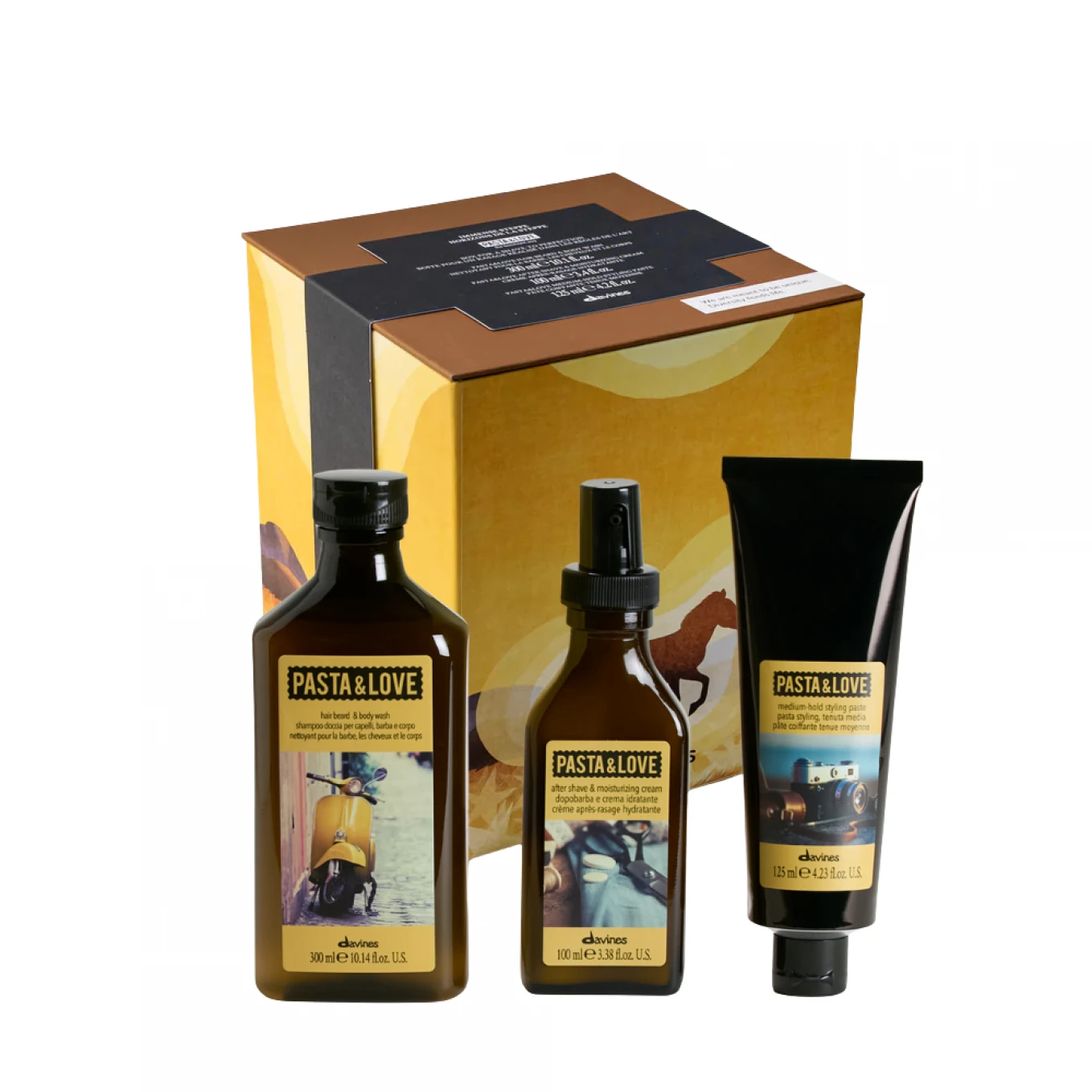 Produse pentru îngrijire: pãr, barbã şi corp - Pachet Davines Pasta&Love Immense Steppe - Pentru barbati