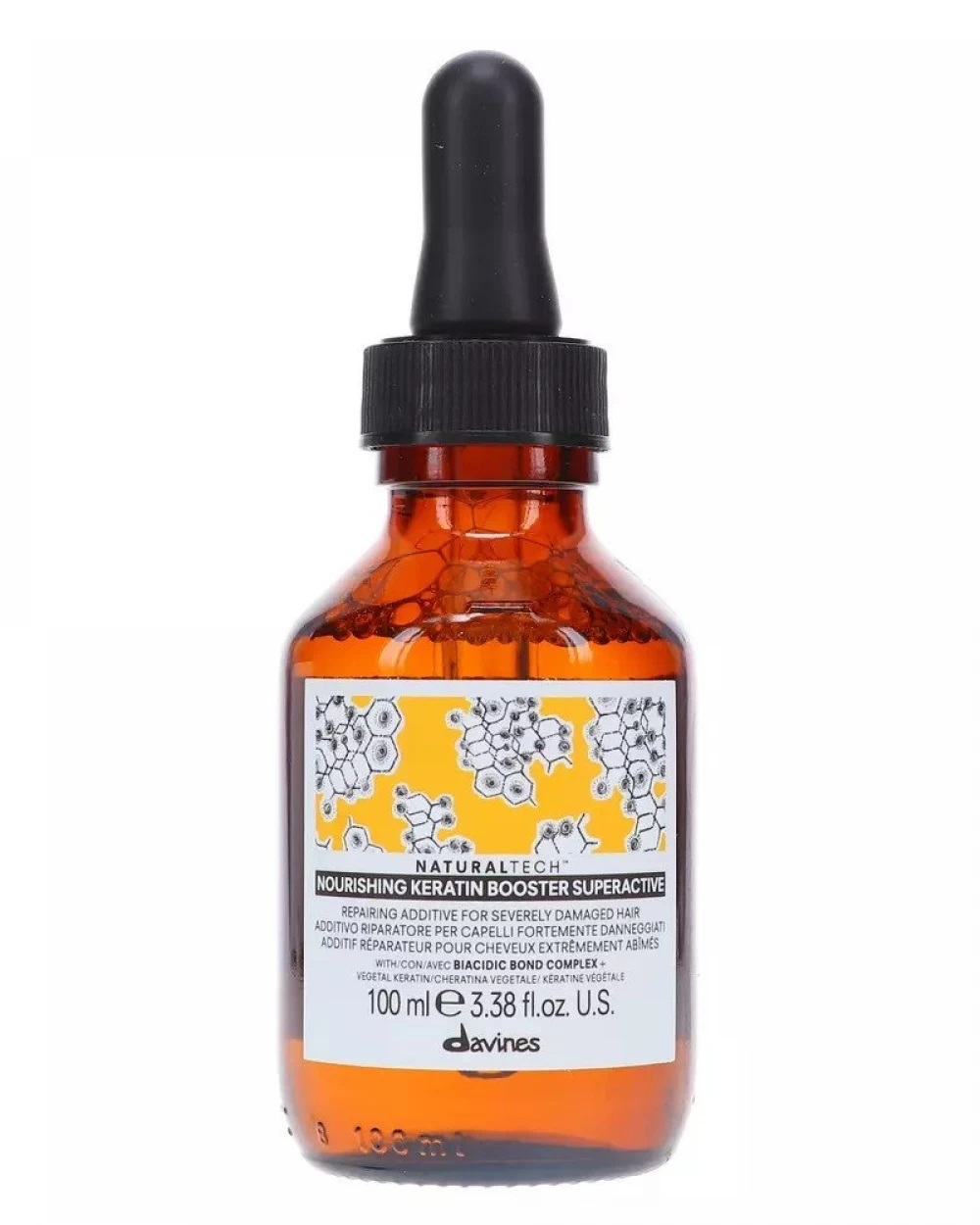 Pachet pentru parul fragil si deteriorat - Davines Naturaltech Nourishing Vegetarian Miracle Conditioner -  Balsam 250 ml -  Nourishing Keratine Booster - 100 ml Ser - Tratament cu keratina [7]