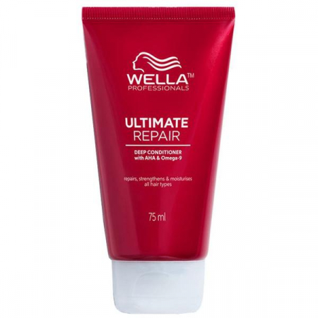 Balsam hidratant pentru par deteriorat și vopsit - Wella Professionals Ultimate Repair Deep Conditioner-Travel Size 75 ml