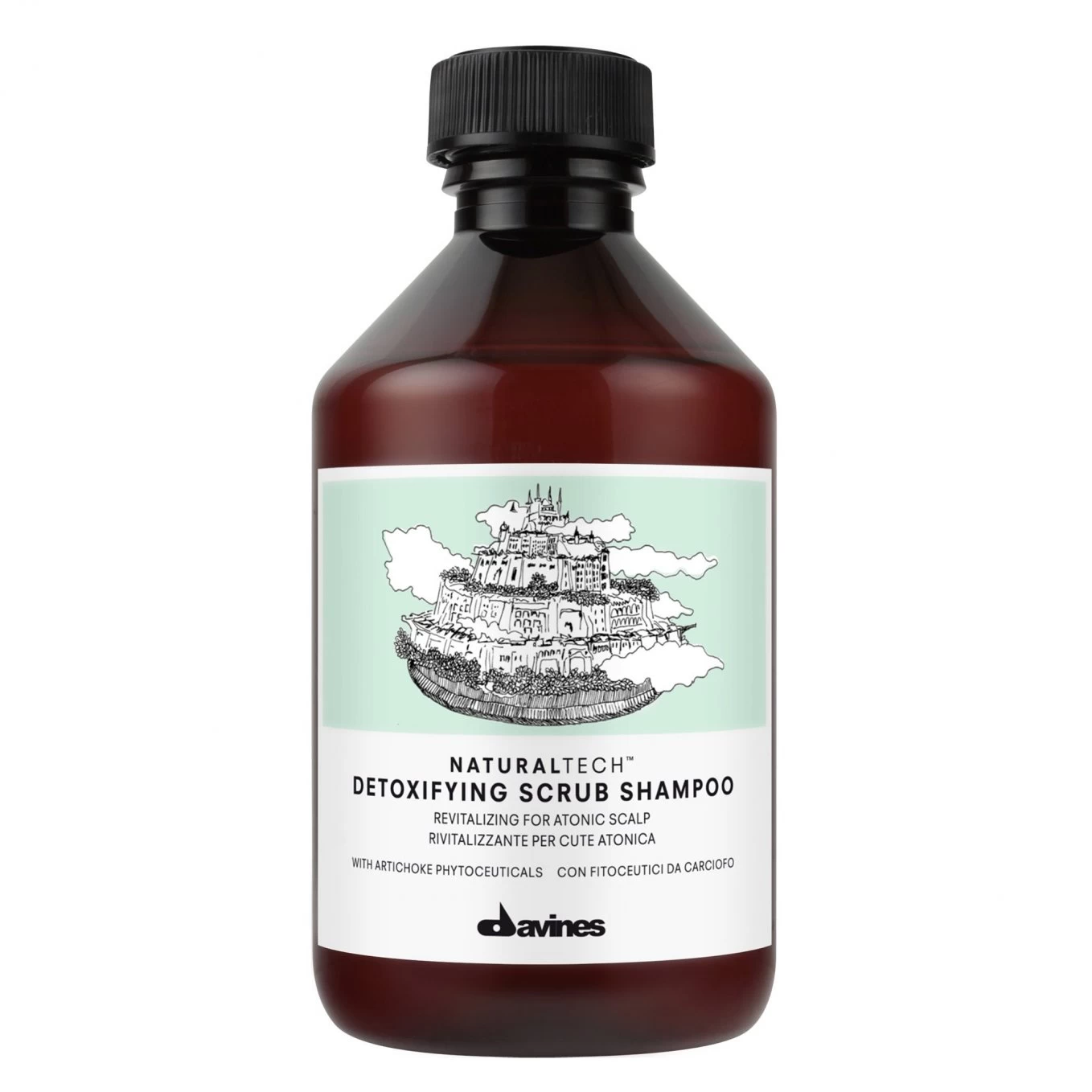 Șampoane - Sampon exfoliant pentru scalp - naturaltech detoxifying scrub shampoo