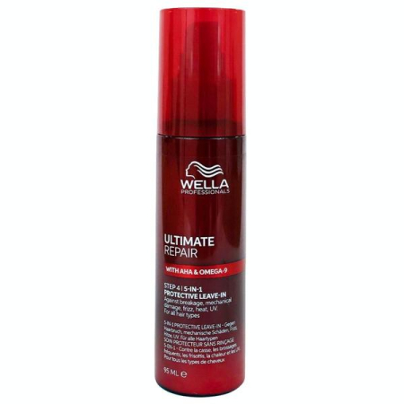 Tratamente - Leave-in tratament fara clatire pentru reparare cu Aha & Omega - 9 - Pasul 4  - Wella Professionals Ultimate Repair Protective Leave-in 95 ml