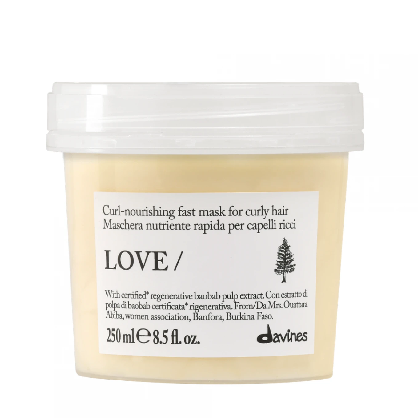 Māști - Masca pentru par cret sau ondulat - Love Curl Hair Mask - 250 ml