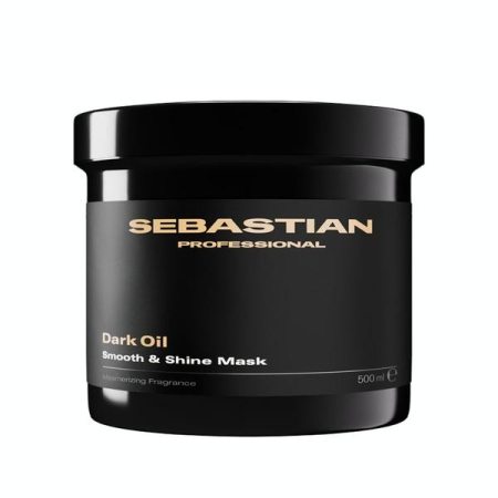 Māști - Sebastian Professional Dark Oil Smooth & Shine Mask, 500 ml - masca hranitoare pentru un par stralucitor si catifelat