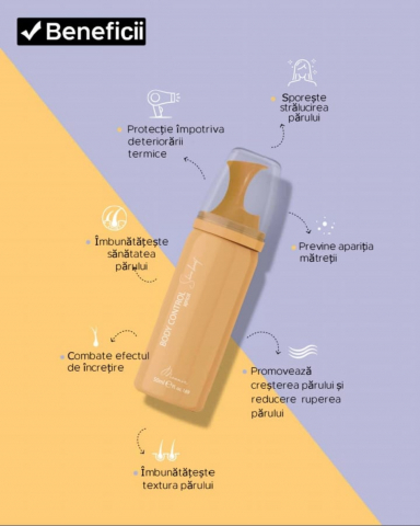 Tratamente - Spuma tratament - body control shine boost apricot - 50ml