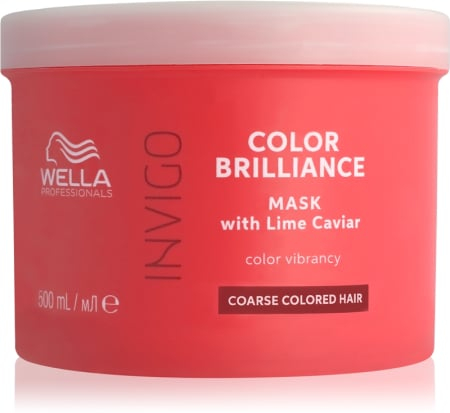 Pachet pentru par vopsit fir gros - Wella Professionals Invigo Color Brilliance - Sampon 1000 ml - Masca 500 ml [1]