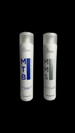 Șampoane - Pachet Mounir - Mounir metallic silver mms + Mounir toner boost  mtb -  2x  300ml