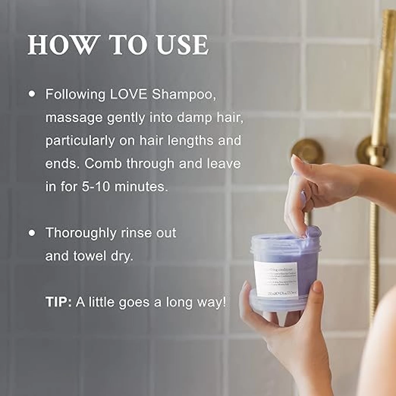 Pachet pentru par aspru si rebel Davines Love Smoothing - Sampon 1000 ml - Balsam 1000 ml [4]