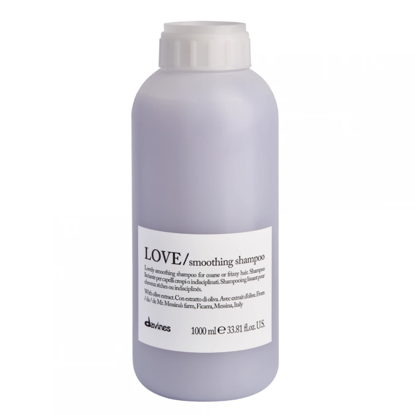 Pachet pentru par aspru si rebel Davines Love Smoothing - Sampon 1000 ml - Balsam 1000 ml [1]
