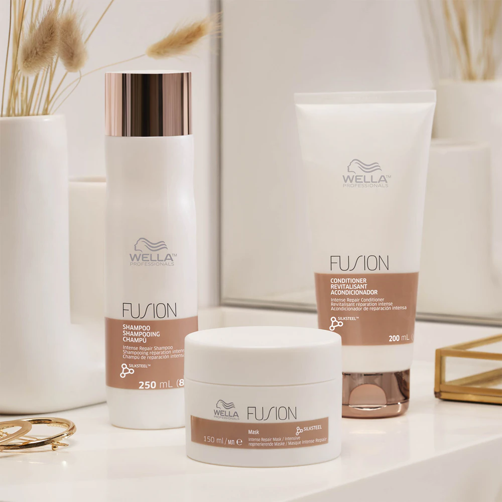 Pachet pentru parul deteriorat - Fusion Intense Repair Shampoo 250 ml - Conditioner 200 ml - Mask 150 ml [3]