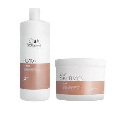 Șampoane - Pachet pentru reparare - Fusion Intense Repair Shampoo 1000 ml - Mask 500 ml