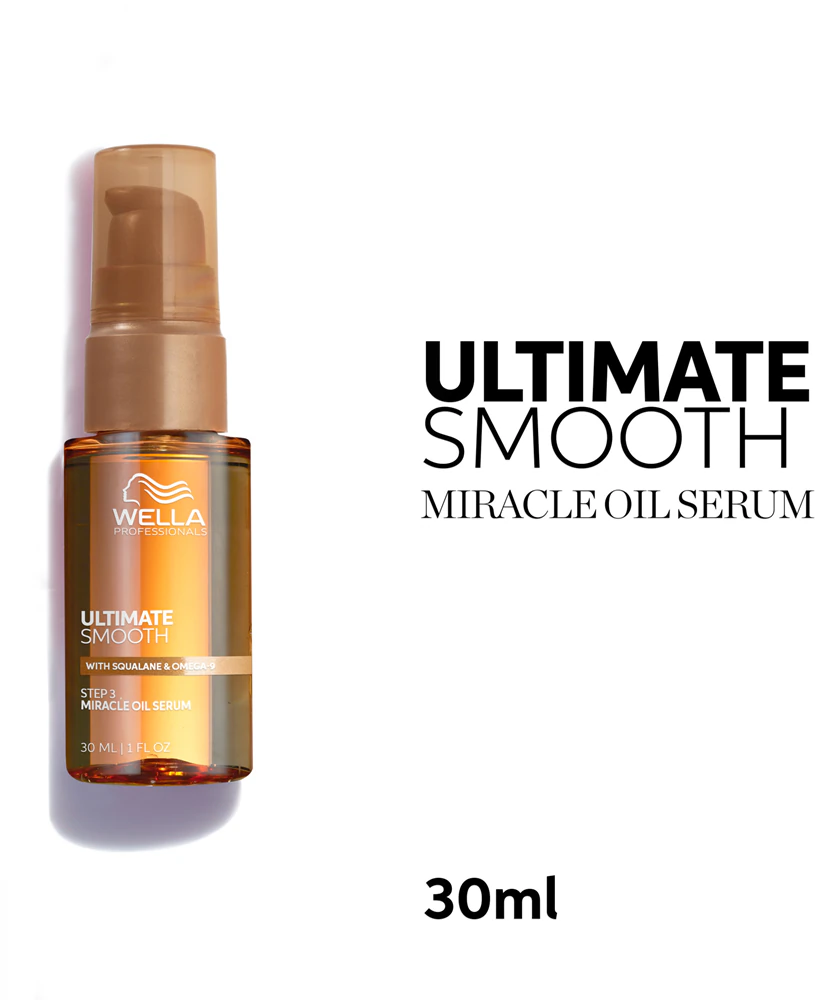 Pachet pentru un par strălucitor si catifelat - Sampon 250 ml, Balsam 200 ml si ulei 30 ml - Wella Professionals Ultimate Smooth [3]