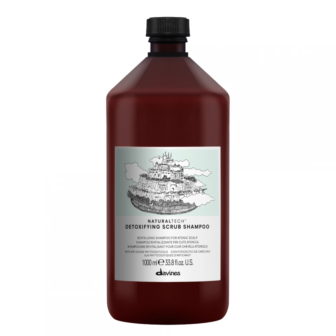 Șampoane - Sampon exfoliant pentru curatare intensă a scalpului - Naturaltech Detoxifying - 1000 ml