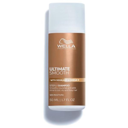 Produse pentru îngrijire: pãr, barbã şi corp - Sampon pentru par uscat , incretit si lipsit de stralucire - Wella Professionals Shampoo Ultimate Smooth - 50 ml
