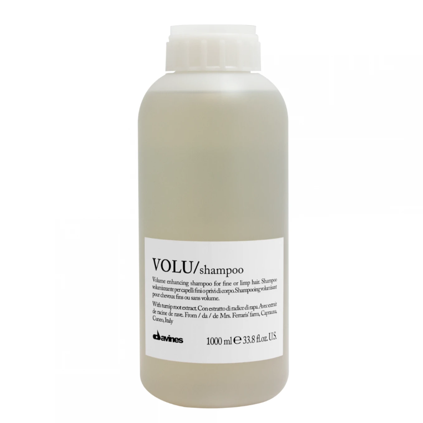 Șampoane - Sampon pentru parul fara volum si fin - Volu Shampoo - 1000 ml