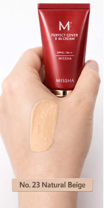 BB Cream Missha Perfect Cover SPF 42 PA+++  23 Natural Beige [2]