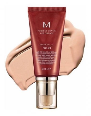 MAKE-UP - BB Cream Missha Perfect Cover SPF 42 PA+++  23 Natural Beige