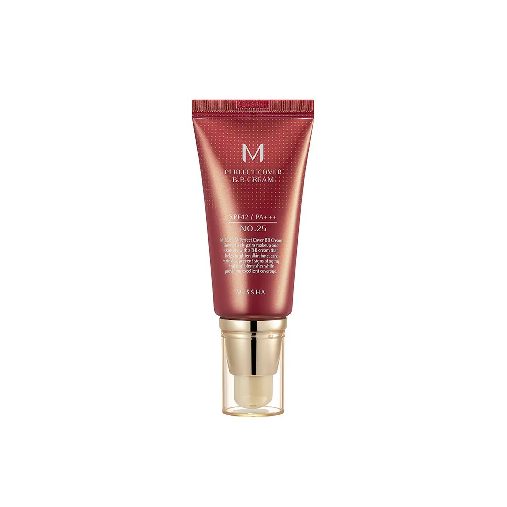 MAKE-UP - BB Cream Missha Perfect Cover SPF 42 PA+++ 25 Warm Beige