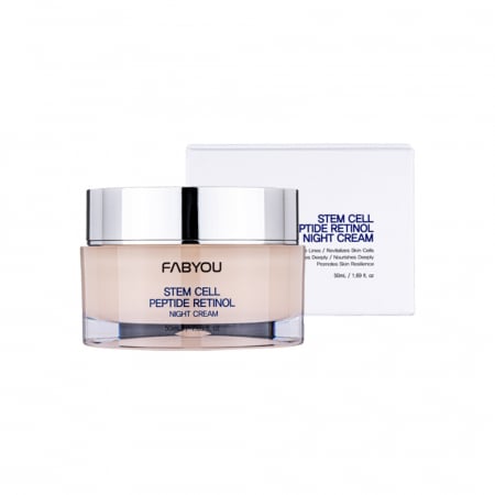 Creme de fata - Crema de noapte cu retinol,peptide si celule stem