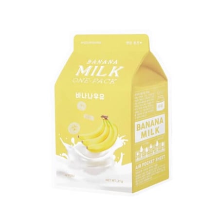 Masti de fata - Masca servetel cu efect hranitor Banana