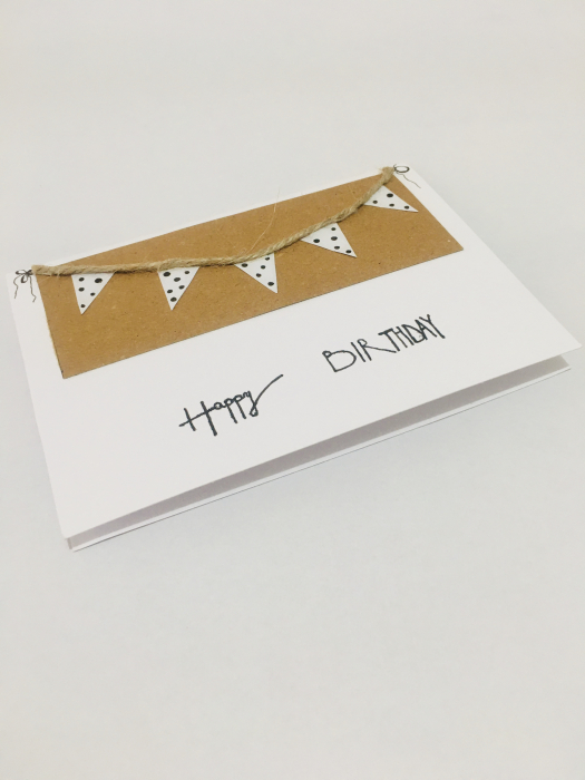 Felicitare "Happy Birthday" White [6]