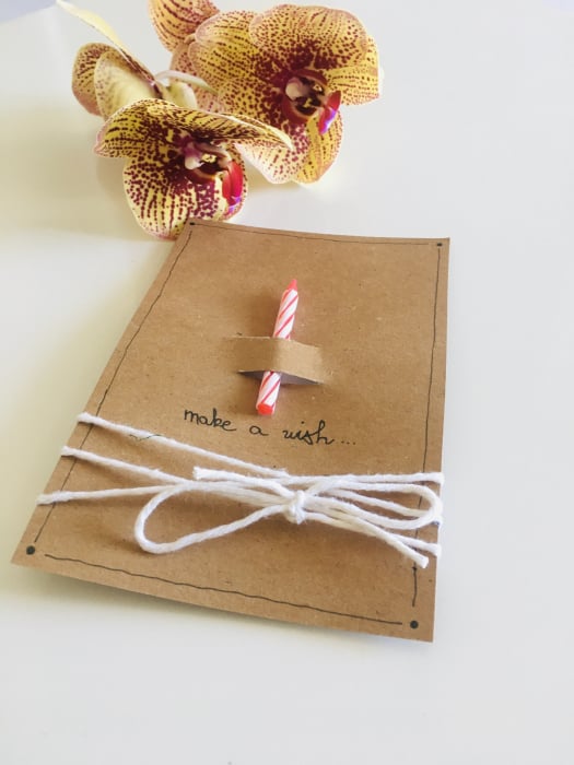 Felicitare "make a wish" red [2]