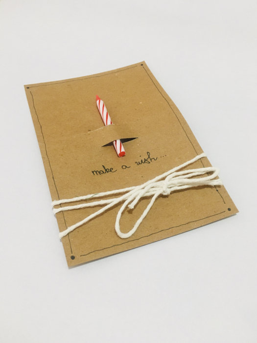 Felicitare "make a wish" red [3]