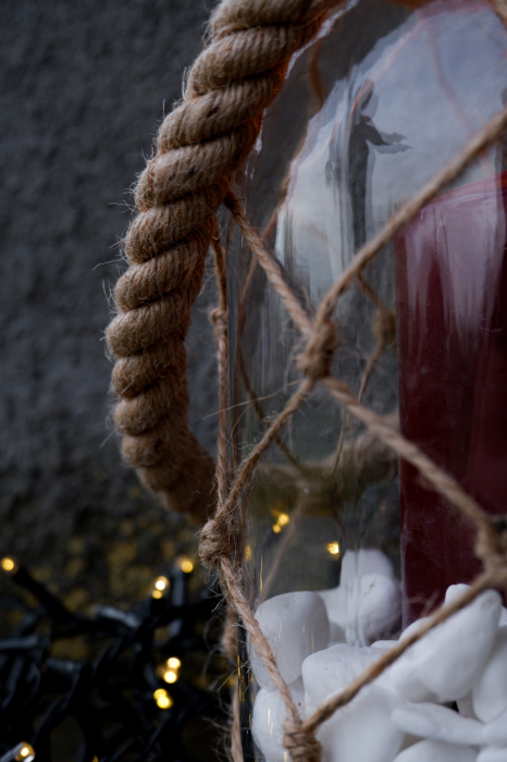 Felinar din sticla Stone [7]