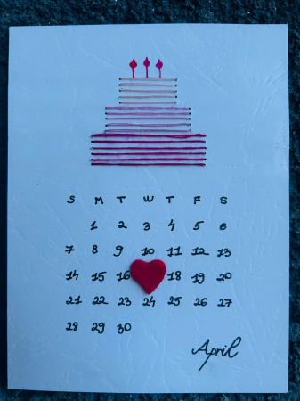 Felicitari White - Felicitare "Birthday Cake"