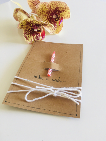 Felicitare "make a wish" red [1]