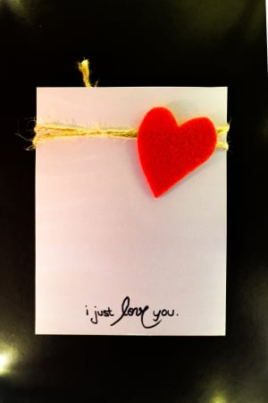 Felicitari White - Felicitare White Heart