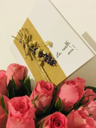 Felicitari White - Felicitare White "La Multi Ani!" Lavanda