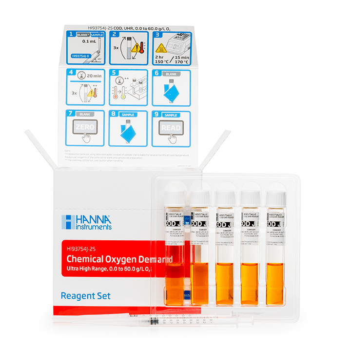 COD, Cuve Predozate, Domeniu Foarte Mare 0.0 - 60.0 g/L, 25 teste [1]