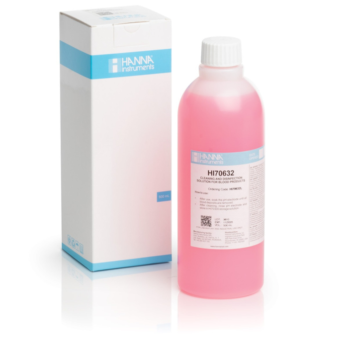 Soluție de curățare și dezinfecție pentru produse sanguine, flacon de 500 ml [2]