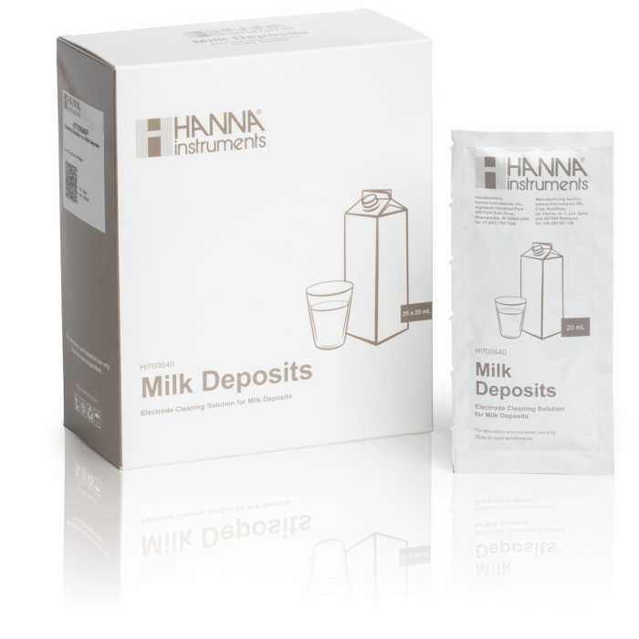 Soluție de curățare și dezinfecție pentru produse lactate (industria alimentară), (25) plicuri de 20 ml [2]