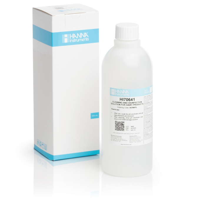 Soluție de curățare și dezinfecție pentru produse lactate (industria alimentară), flacon de 500 ml [2]