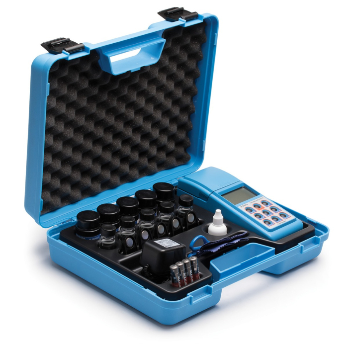Turbidimetru portabil și mod masurare clor liber/total conform EPA cu tehnologia Fast Tracker™; Interval de la 0,00 la 9,99; 10,0 până la 99,9 și 100 până la 1000 NTU, Cl₂ liber 0,00 până la 5,00 mg/L [4]
