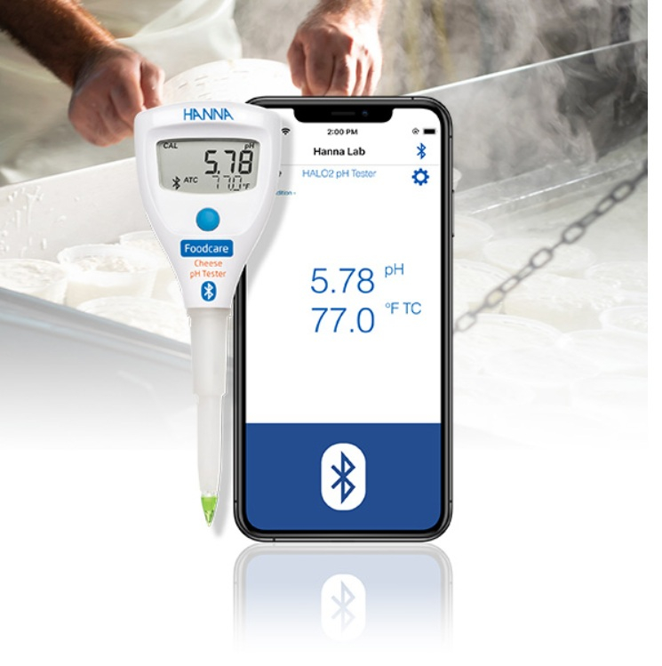 HALO2 Tester pH cu Bluetooth pentru cascaval - HI9810322 [2]