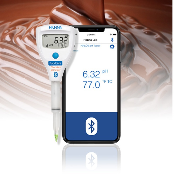 HALO2 Tester pH cu Bluetooth pentru ciocolata- HI9810392 [2]