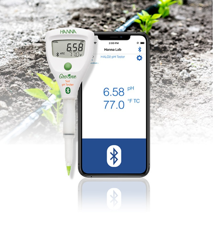 HALO2 Tester pH cu Bluetooth pentru sol, agricultura - HI9810302 [2]