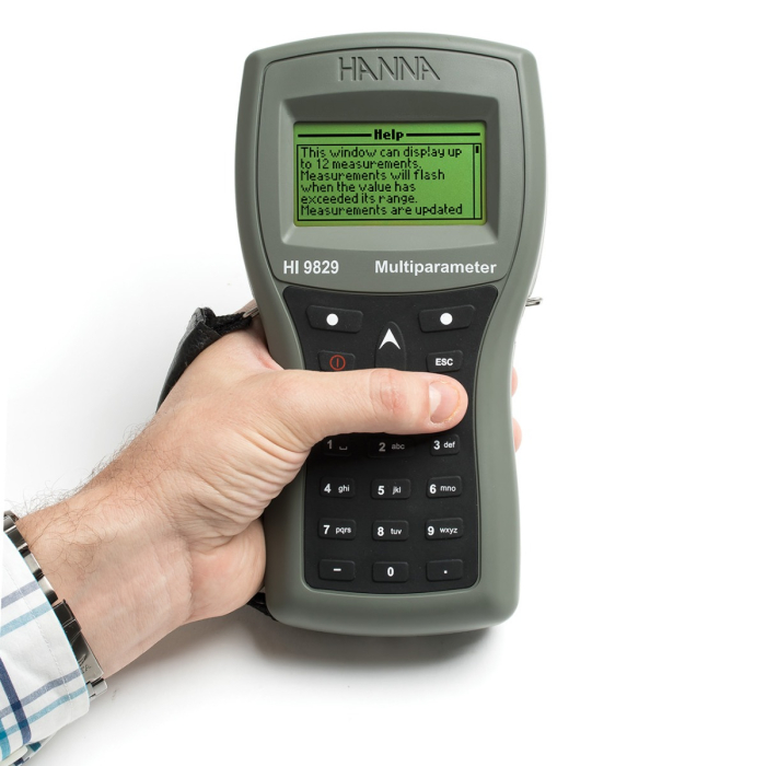 HI9829 Multiparametru pH/ISE/EC/DO/Turbidity cu opțiune GPS sau sonda cu memorare autonoma [3]