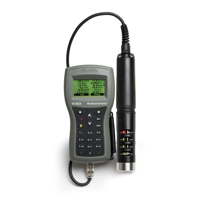 HI9829 Multiparametru pH/ISE/EC/DO/Turbidity cu opțiune GPS sau sonda cu memorare autonoma [2]