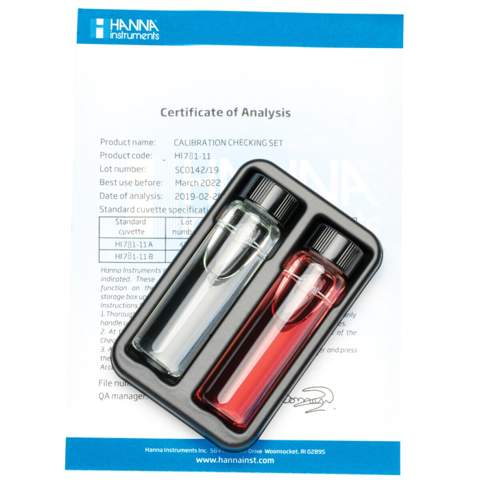 Cuve verificare calibrare checker HI781 [2]