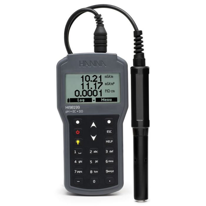 Multiparametru portabil pH, EC, DO, livrat cu sonda de pH HI829113 - posibilitate adaugare sonda EC si OD [5]