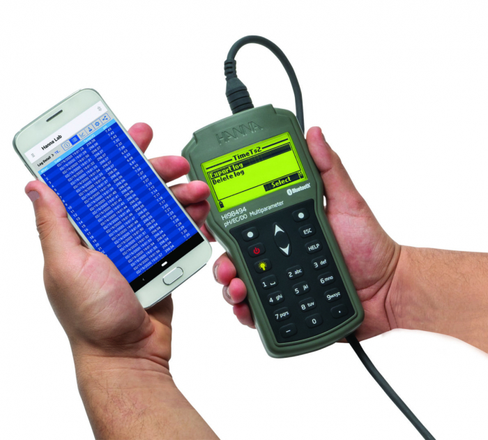 Multiparametru portabil pH/EC/OPDO cu Bluetooth, sistem optic pentru oxigen dizolvat - HI98494 [2]
