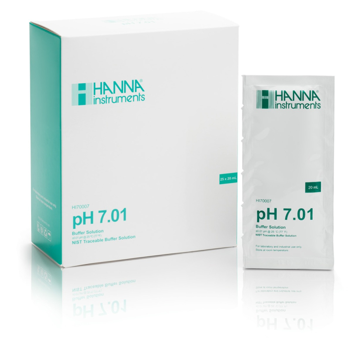 pH 7.01 @ 25°C Plic tampon de calibrare, (25 x 20mL) [2]